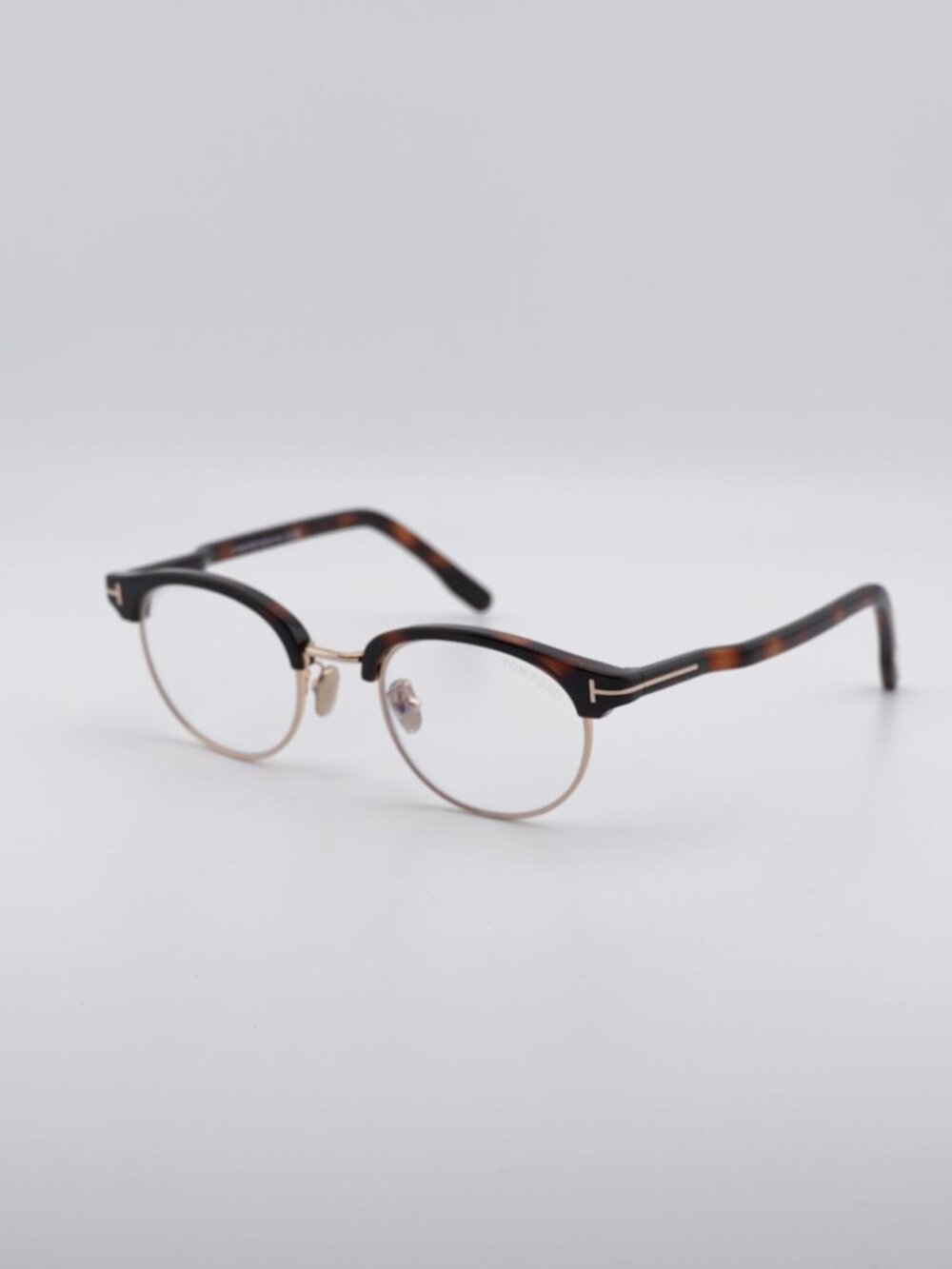 Tom Ford FT5933-D-B 052 Eyeglasses Havana/Gold 48mm Square Frame